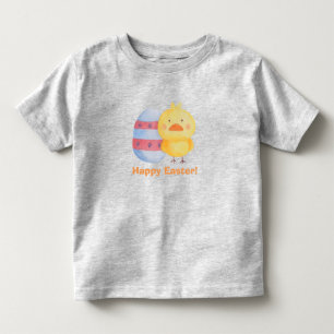 T-shirt Pour Les Tous Petits Œuf de Pâques et Poussin Pour Bébés