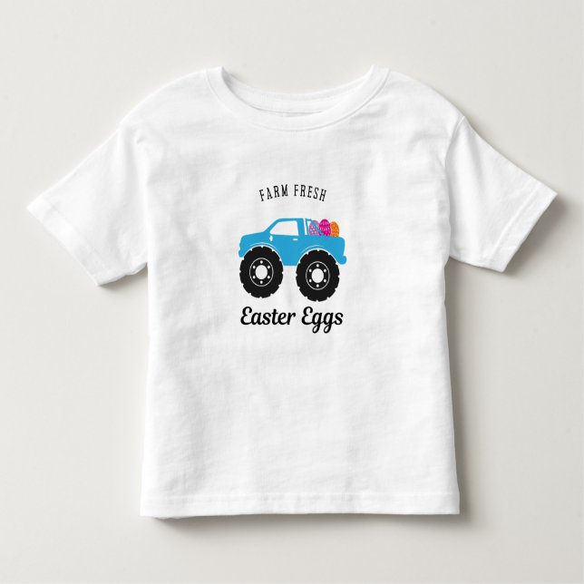T-shirt Pour Les Tous Petits OEuf frais de la ferme (Devant)