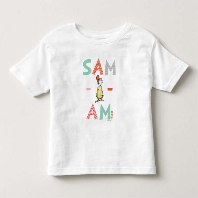 T-shirt Pour Les Tous Petits Oeufs verts et jambon | Sam-I-Am (Devant)