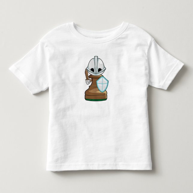 T-shirt Pour Les Tous Petits OEuvres d'échecs Échecs (Devant)