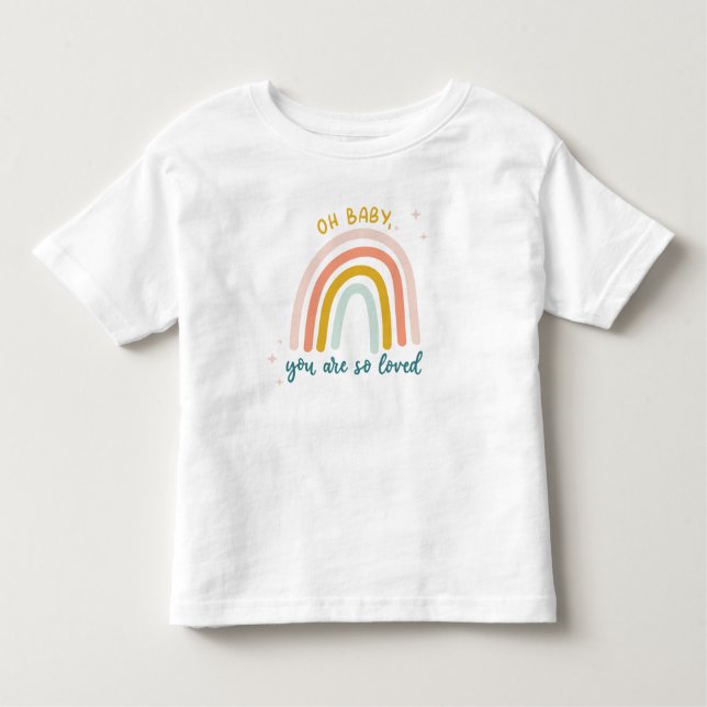 T-shirt Pour Les Tous Petits Oh Bébé, Tu Es Si Amoureux (Devant)