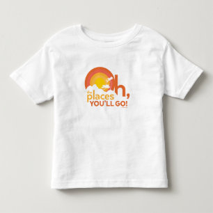 T-shirt Pour Les Tous Petits Oh, les endroits où tu iras ! Typographie de paysa