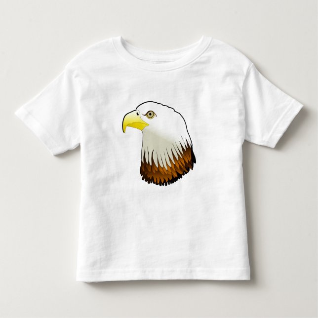 T-shirt Pour Les Tous Petits Oiseau d'Eagle de proie puissant chauve (Devant)