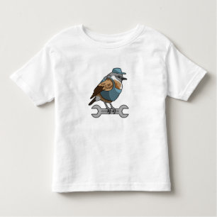 T-shirt Pour Les Tous Petits Oiseau en tireur avec clé