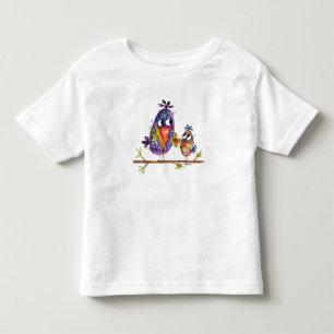 T-shirt Pour Les Tous Petits Oiseaux mignons et caprins