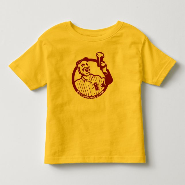 T-shirt Pour Les Tous Petits Old Pro 'Beer Guy' (croustillant) (Devant)