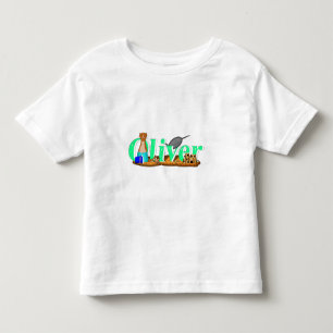 T-shirt Pour Les Tous Petits Oliver The Otter's à la plage