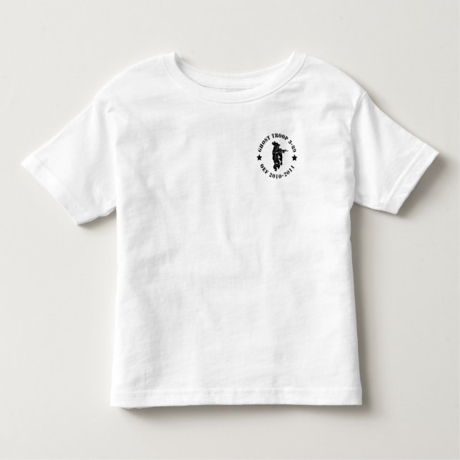 T-shirt Pour Les Tous Petits Oncle Shirt de troupe de fantôme (Devant)