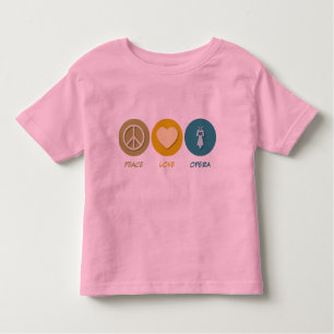 T-shirt Pour Les Tous Petits Opéra d'amour de paix