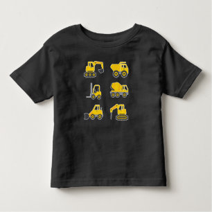 T-shirt Pour Les Tous Petits Opérateur d'excavateur de construction future Véhi