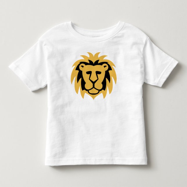 T-shirt Pour Les Tous Petits Or de lion (Devant)