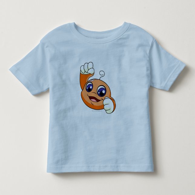 T-shirt Pour Les Tous Petits Orange de Kiko (Devant)