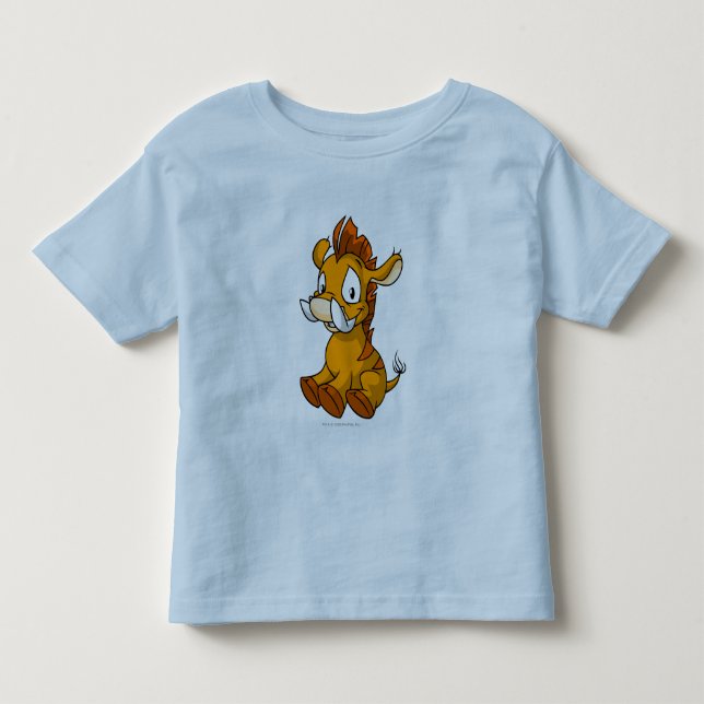 T-shirt Pour Les Tous Petits Orange de Moehog (Devant)