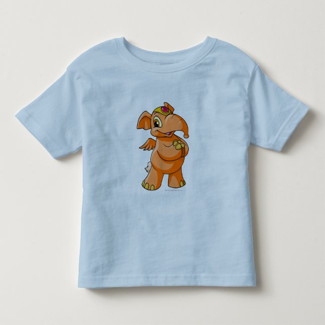 T-shirt Pour Les Tous Petits Orange d'Elephante (Devant)
