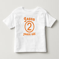Orange personnalisé âgé de deux ans