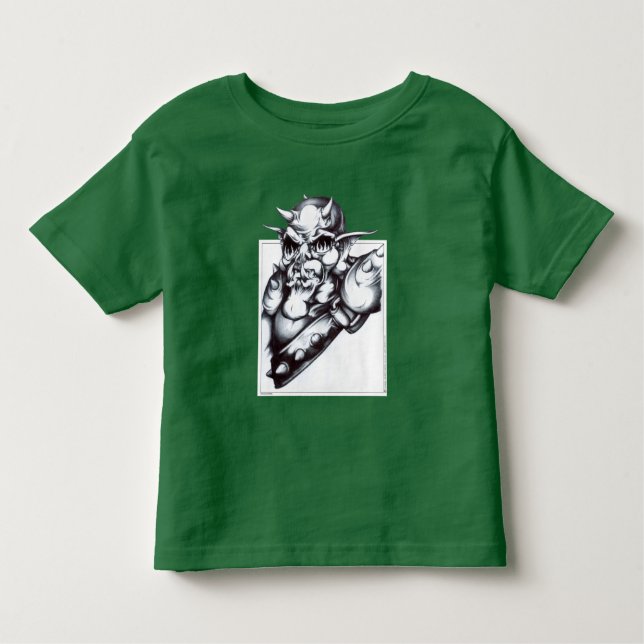 T-shirt Pour Les Tous Petits Orc blindé (Devant)