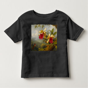 T-shirt Pour Les Tous Petits Orchidées et colibri Heade
