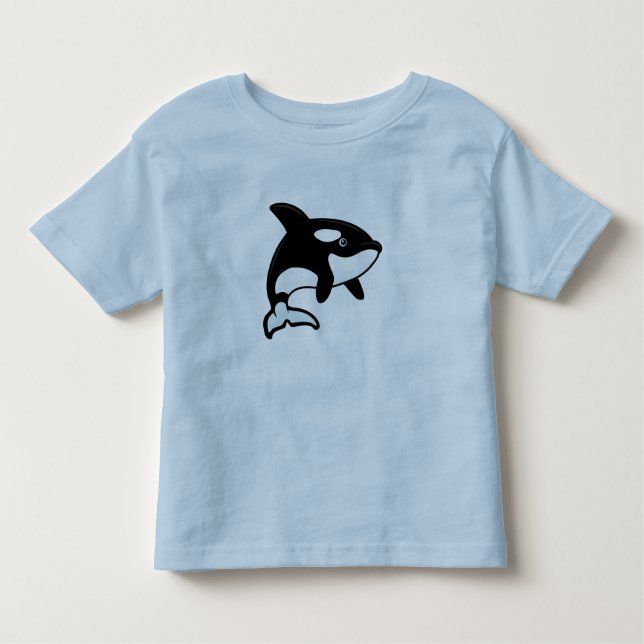 T-shirt Pour Les Tous Petits Orque/épaulard mignons (Devant)