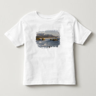 T-shirt Pour Les Tous Petits OU, côte de l'Oregon, parc d'État d'Ecola, vue de