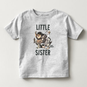T-shirt Pour Les Tous Petits Où sont les monstres ?   Petite soeur