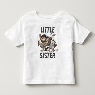 T-shirt Pour Les Tous Petits Où sont les monstres ?   Petite soeur