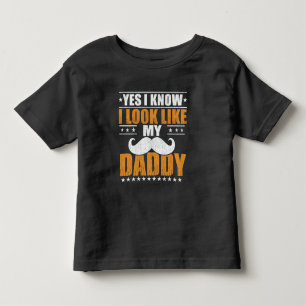 T-shirt Pour Les Tous Petits Oui je sais que je ressemble à mon papa
