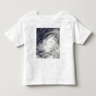 T-shirt Pour Les Tous Petits Ouragan Lupit au-dessus de l'océan pacifique