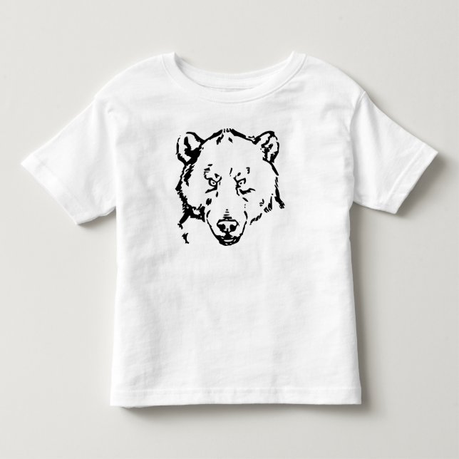 T-shirt Pour Les Tous Petits Ours d'enfant en bas âge (Devant)