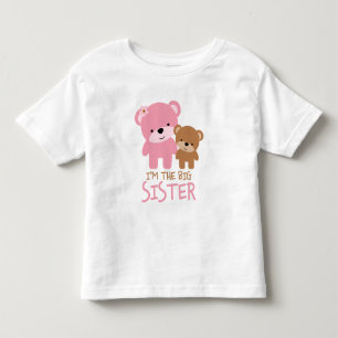 T-shirt Pour Les Tous Petits Ours "Je suis la grande soeur"