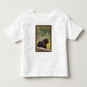T-shirt Pour Les Tous Petits Ours noir dans ForestNew Mexique