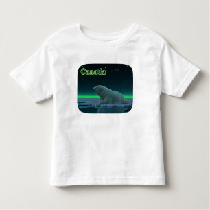 T-shirt Pour Les Tous Petits Ours polaire à bord de glace