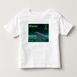 T-shirt Pour Les Tous Petits Ours polaire à bord de glace