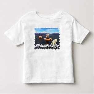 T-shirt Pour Les Tous Petits Ours polaires - Sinking Fast