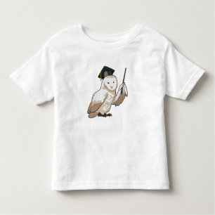 T-shirt Pour Les Tous Petits Owl as Teacher with Pointer