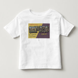 T-shirt Pour Les Tous Petits Oxford, l'Ohio - Miami U et université occidental
