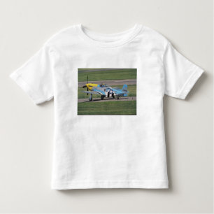 T-shirt Pour Les Tous Petits P-51 nord-américain D brillant Donna sur