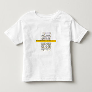 T-shirt Pour Les Tous Petits Pack de bulles de parole Pixel – Phrases rétro des
