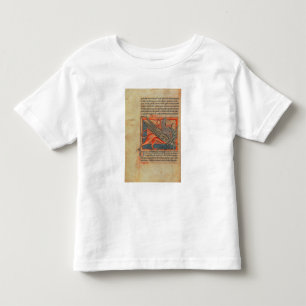 T-shirt Pour Les Tous Petits Page de texte avec une illustration d'un griffon