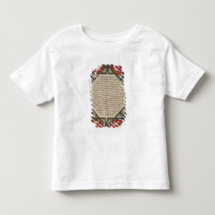 T-shirt Pour Les Tous Petits Page d'une bible hébraïque dépeignant des poissons