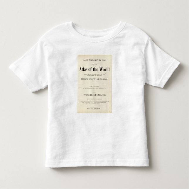 T-shirt Pour Les Tous Petits Page titre d'atlas répertorié (Devant)