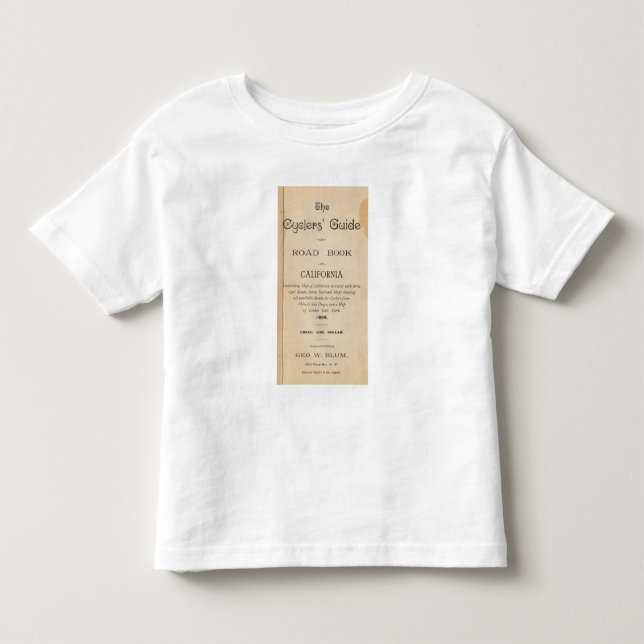 T-shirt Pour Les Tous Petits Page titre du guide de Cyclers (Devant)