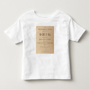 T-shirt Pour Les Tous Petits Page titre d'un atlas topographique