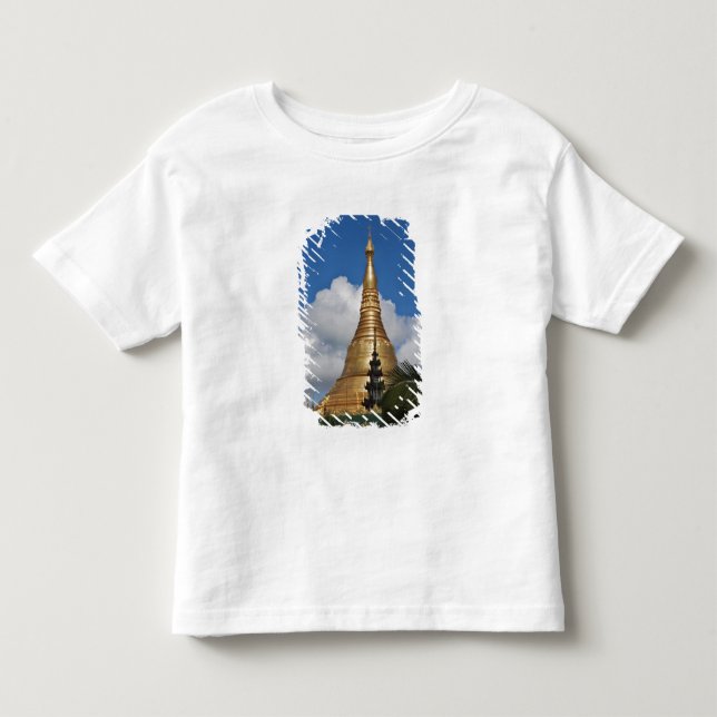 T-shirt Pour Les Tous Petits Pagode de Shwedagon, Yangon, Myanmar (Devant)