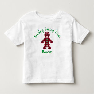 T-shirt Pour Les Tous Petits Pain d'épices de l'équipage de cuisine de vacances