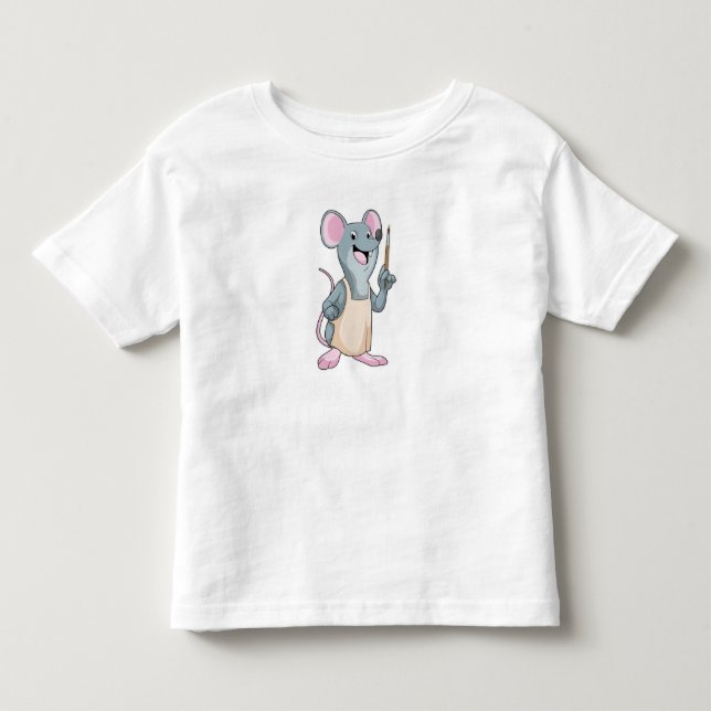 T-shirt Pour Les Tous Petits Painter with Paint brush (Devant)