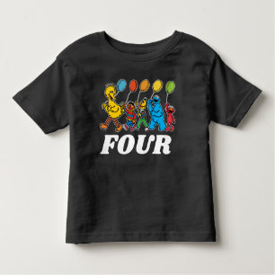 T-shirt Pour Les Tous Petits Pal de rue Sésame   Ballons d'anniversaire 4