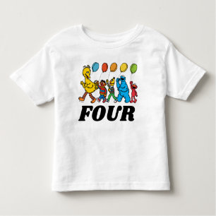 T-shirt Pour Les Tous Petits Pal de rue Sésame Ballons d'anniversaire 4