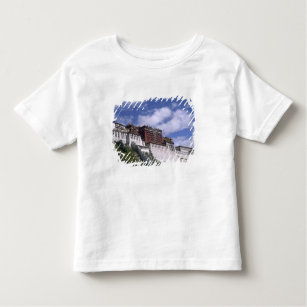 T-shirt Pour Les Tous Petits Palais de Potala sur la montagne, la maison du Dal