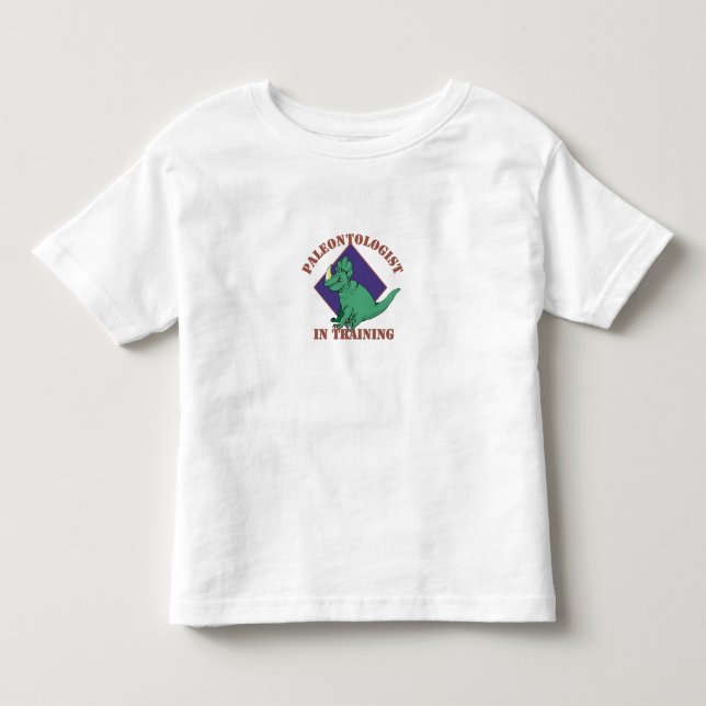 T-shirt Pour Les Tous Petits Paléontologue dans la formation (Devant)