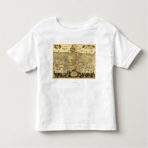 T-shirt Pour Les Tous Petits PalestinePanoramic MapPalestine